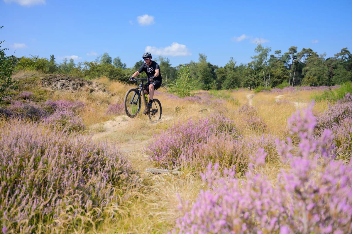 1 mtb'er op het parcours