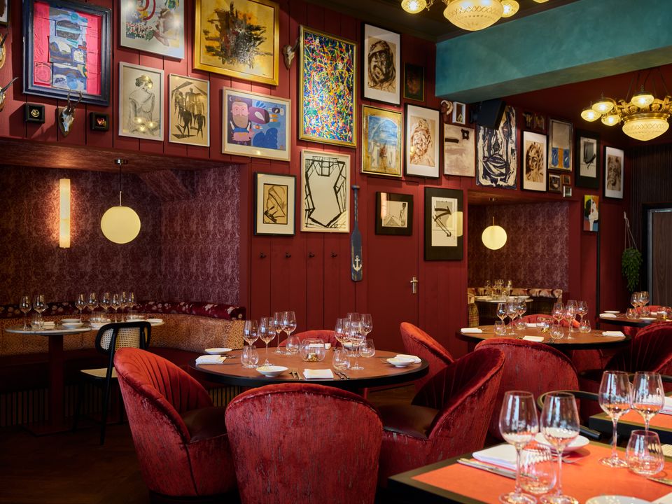 Interieur Café Visscher in Leiden