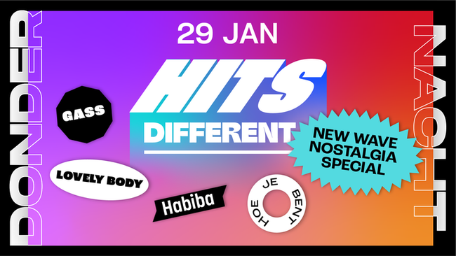 Dondernacht: Hits Different New Wave Special