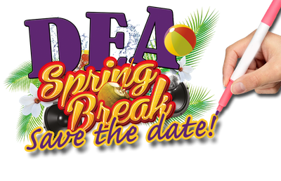 aankondiging springbreak