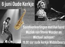 Saxofoon-hommage aan Stevie Wonder en Michael Jackson