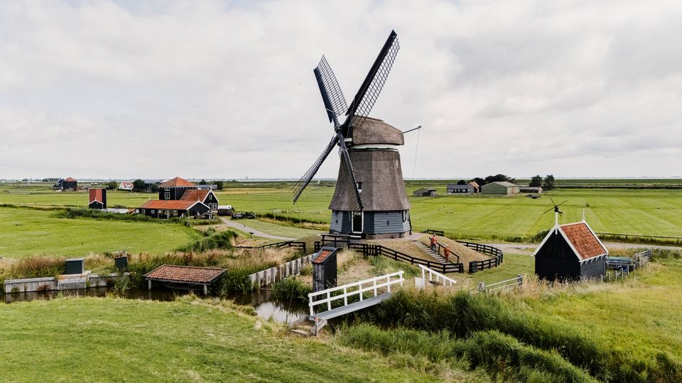 Luchtfoto van groen landschap