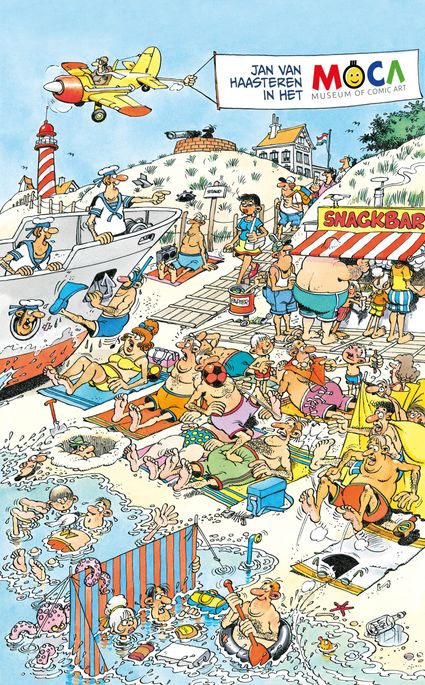 Jan van Haasteren in het MoCA