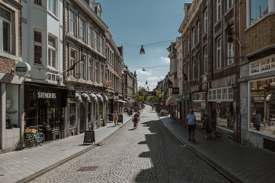 Wycker Brugstraat Maastricht overzicht straat