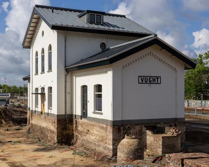 Stationsgebouw Station Vught wordt verplaatst door ProRail