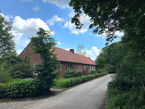 Vooraanzicht vakantiewoning op landgoed Ten Vorsel in Bladel