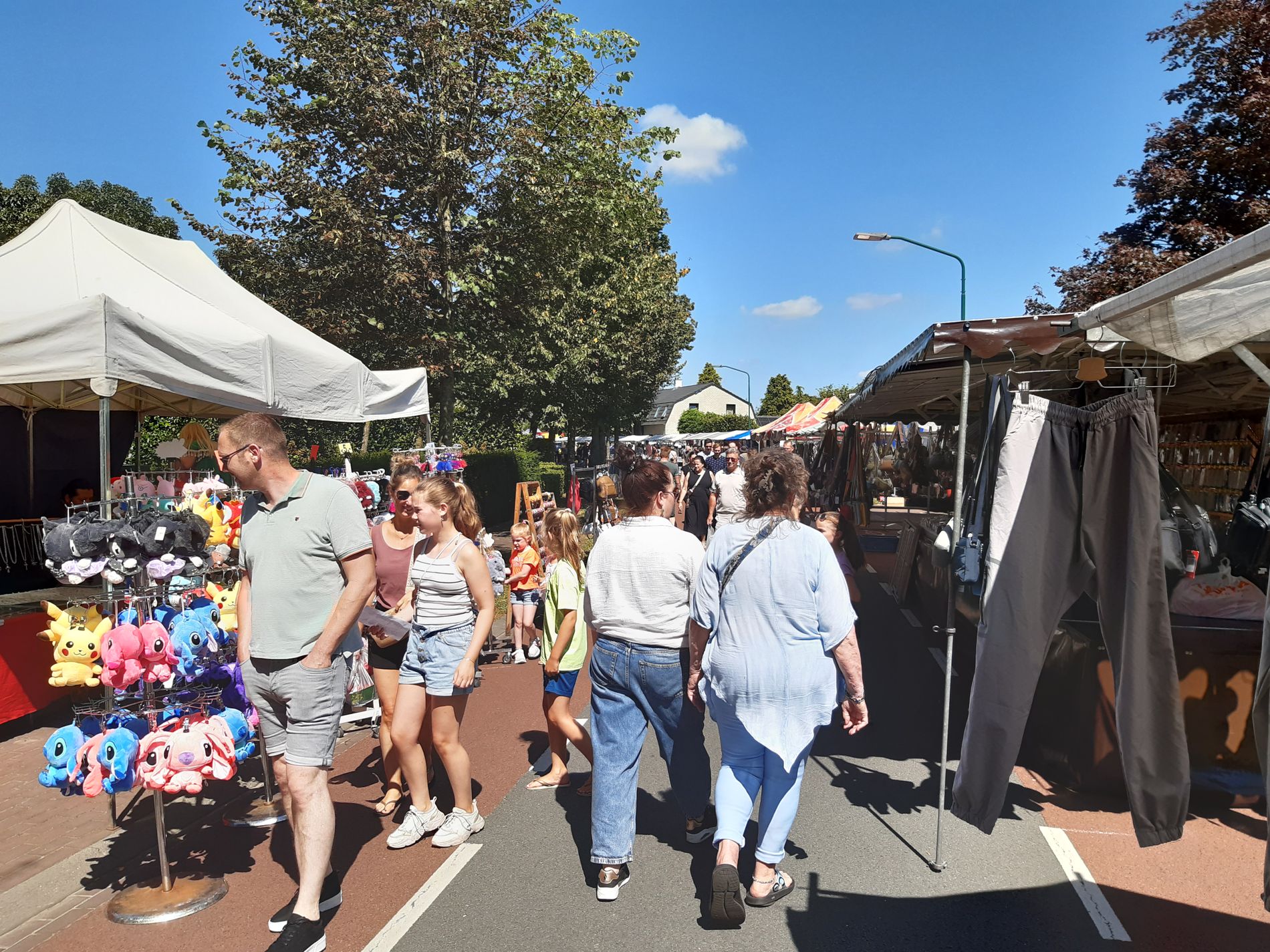 impressie van de jaarmarkt