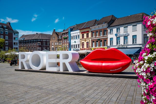 Roermond centrum grote letters