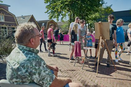Live portret tekenen tijdens Spot On Putten