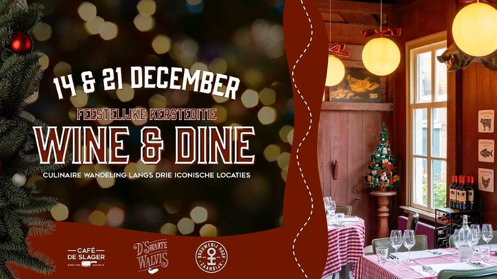 Wine & Dine: feestelijke kersteditie