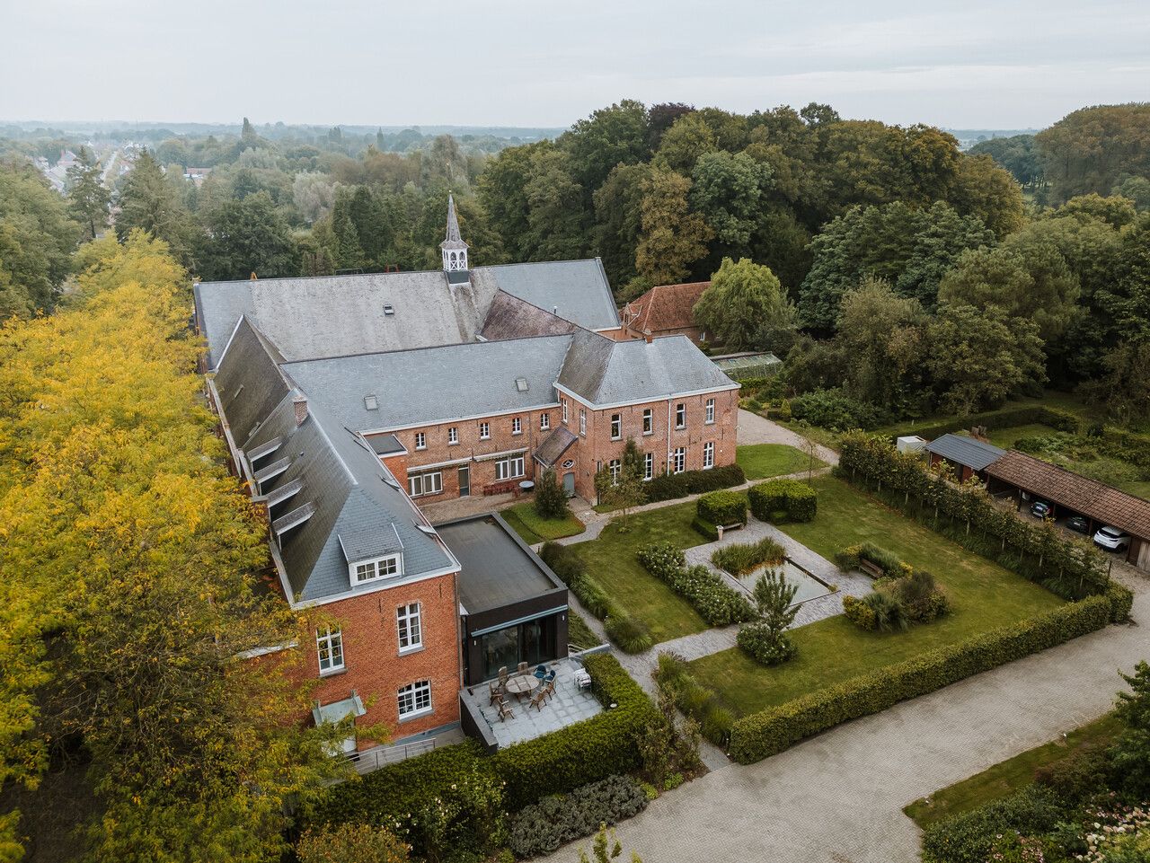 Kapucijnenklooster Meerseldreef - luchtfoto