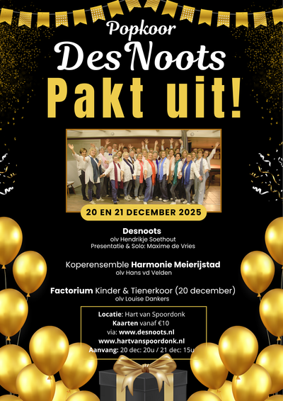 aankondiging concerten desnoots
