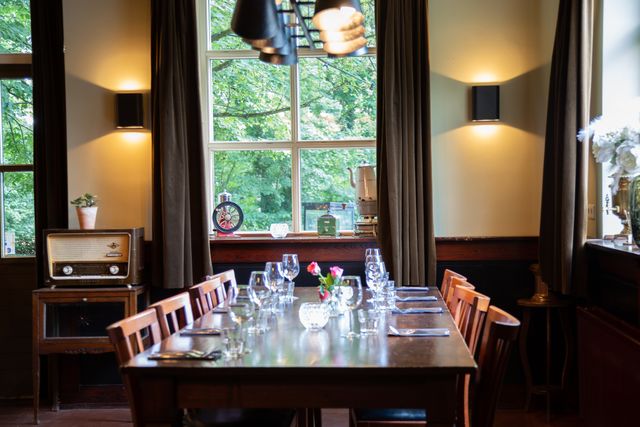 Lange tafel voor grotere groepen