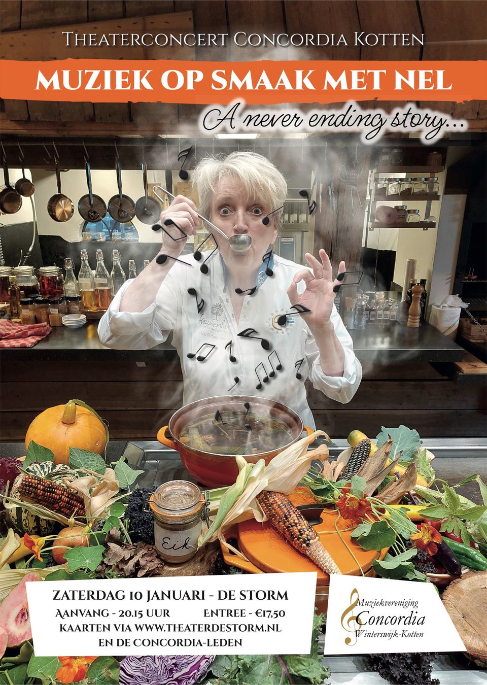 Poster | Muziek op smaak met Nel