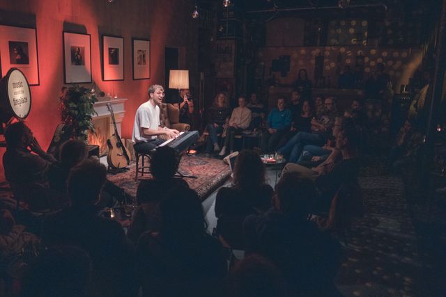 Akoestisch optreden met piano