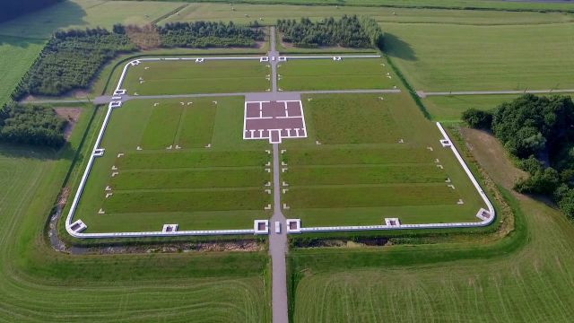 Luchtfoto Castellum Fectio in Bunnik