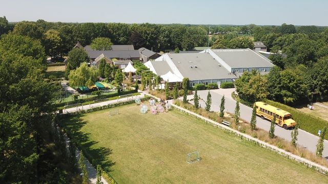 Bovenaanzicht Landgoed de Biestheuvel Hoogeloon