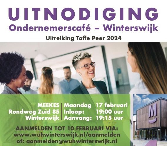 Bijzonder Netwerkcafé bij Meekes Trade