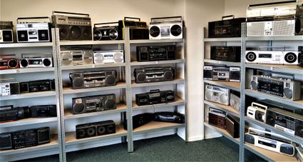 Retro audio apparaten.