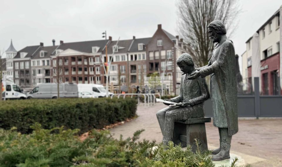 Op de nieuwe plek in Bladel centrum