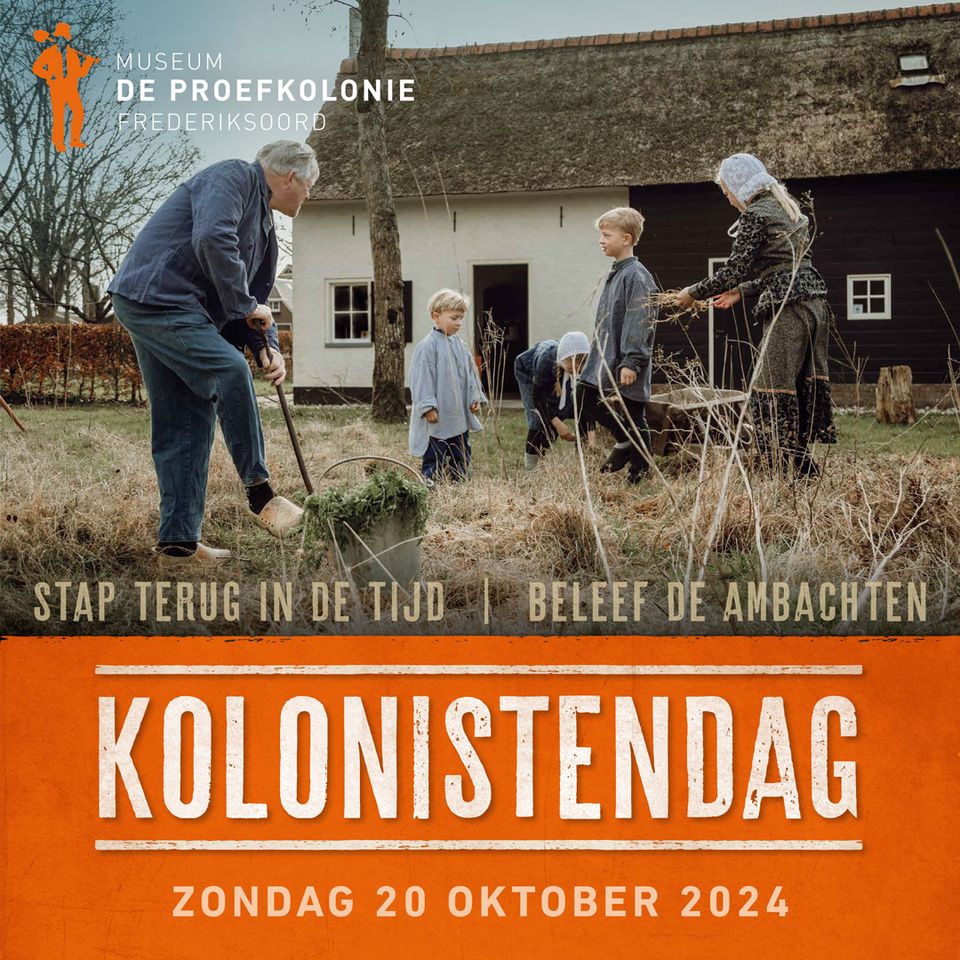 Affiche Kolonistendag 20 oktober 2024