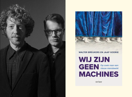 Een boekpresentatie van Wij zijn geen machines