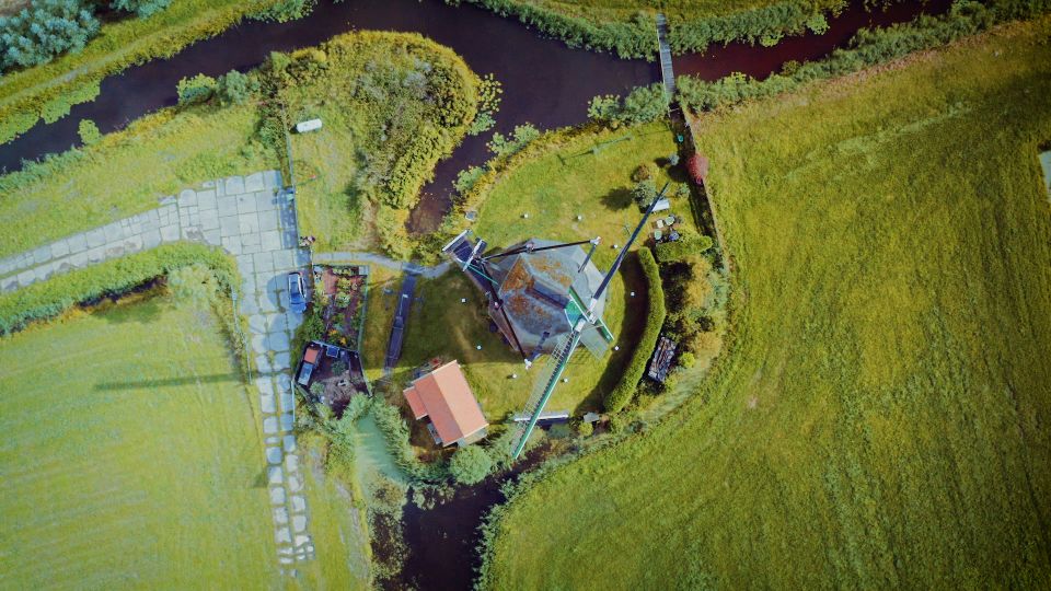 Bovenkant van de Blauwe Molen in Rijpwetering