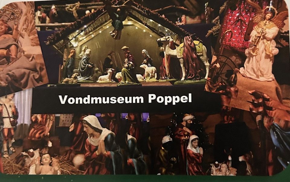 Kerstgroepen tentoonstelling Vondhoeve uit verschillende werelddelen.