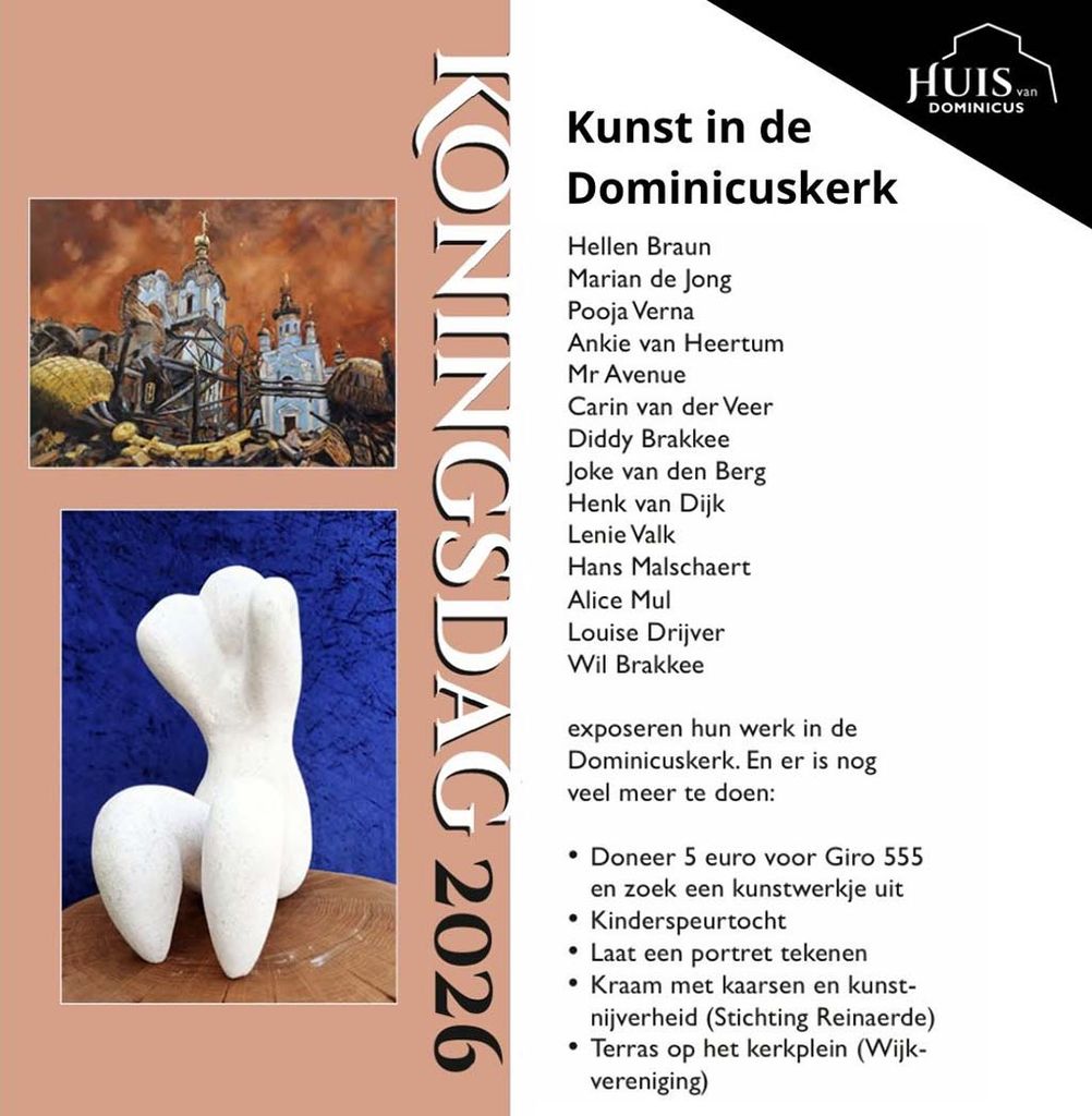 Koningsdag: Kunst in de Dominicuskerk
