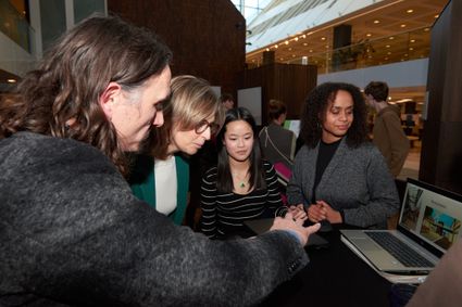 Leerlingen Hogeschool Windesheim (Lectoraat Urban Innovation) en Porteum Technasium