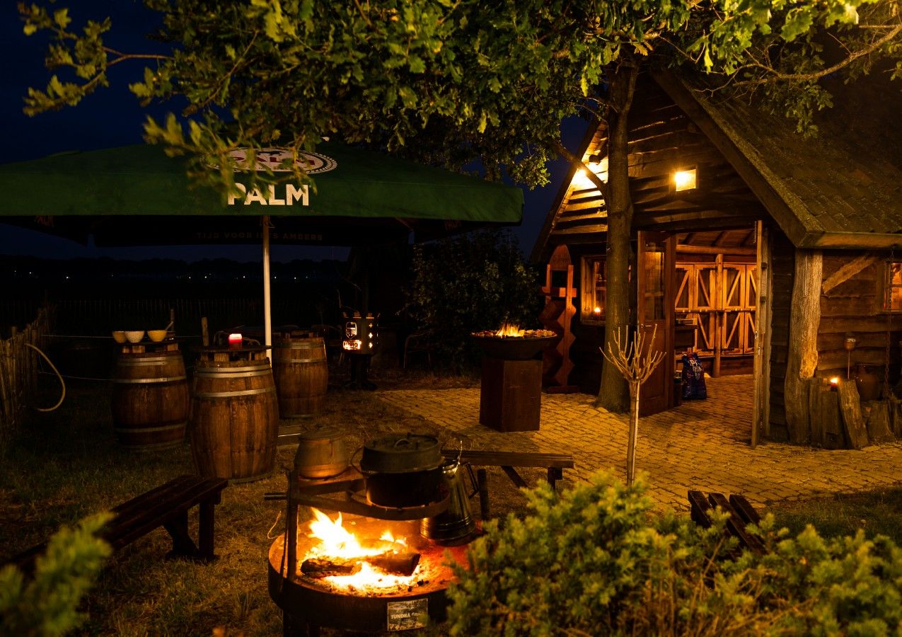 Atmosphärischer Catering-Standort für Ihre Gruppe zu vermieten bei Natuurpoort De Peel in Deurne