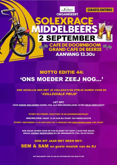 aankondiging solexrace 2025 middelbeers
