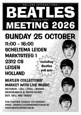 Beatles Beurs Collectors Meeting Beat-Meet