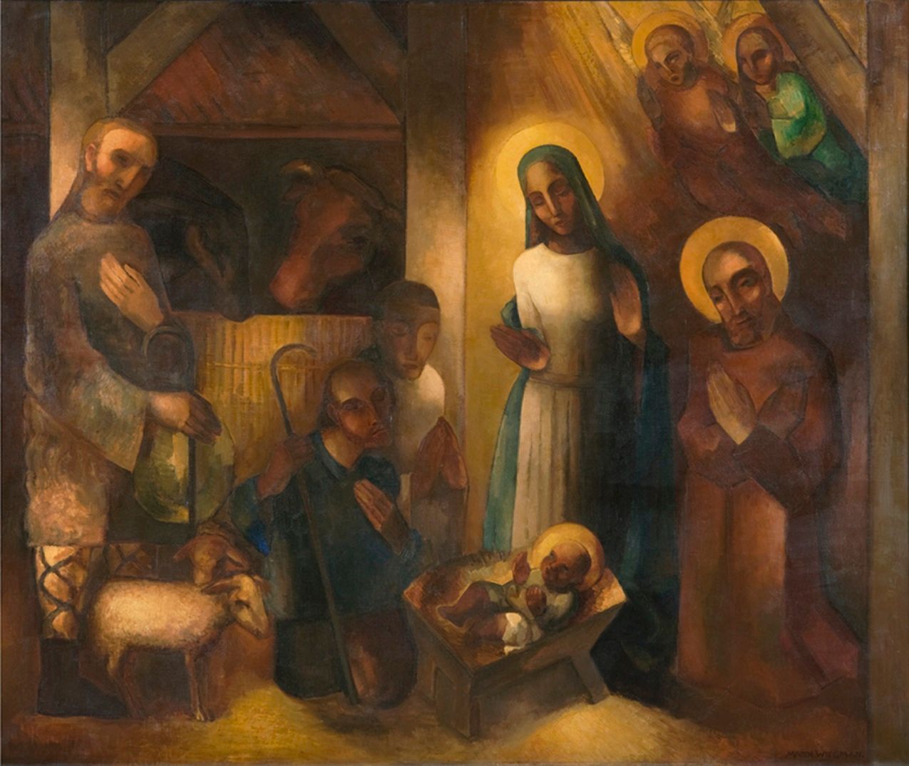 Kerst in De Wieger - Matthieu Wiegman - Kerstnacht - Langdurige bruikleen Haags gemeentemuseum