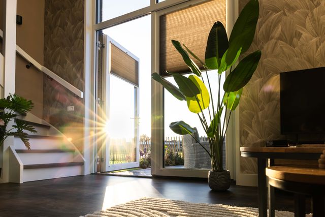 Woonkamer in de lodge