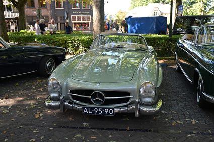 Groene Oldtimer-auto