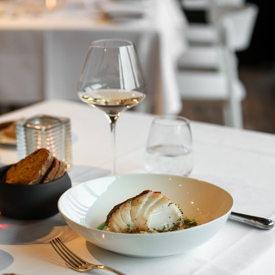 Restaurant SOFA Maastricht gerecht wijnglas
