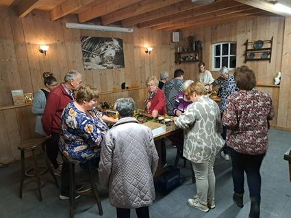 Pompoen herfstwerkstuk workshop