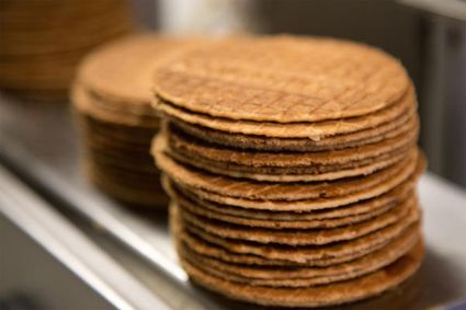 Stapel stroopwafels