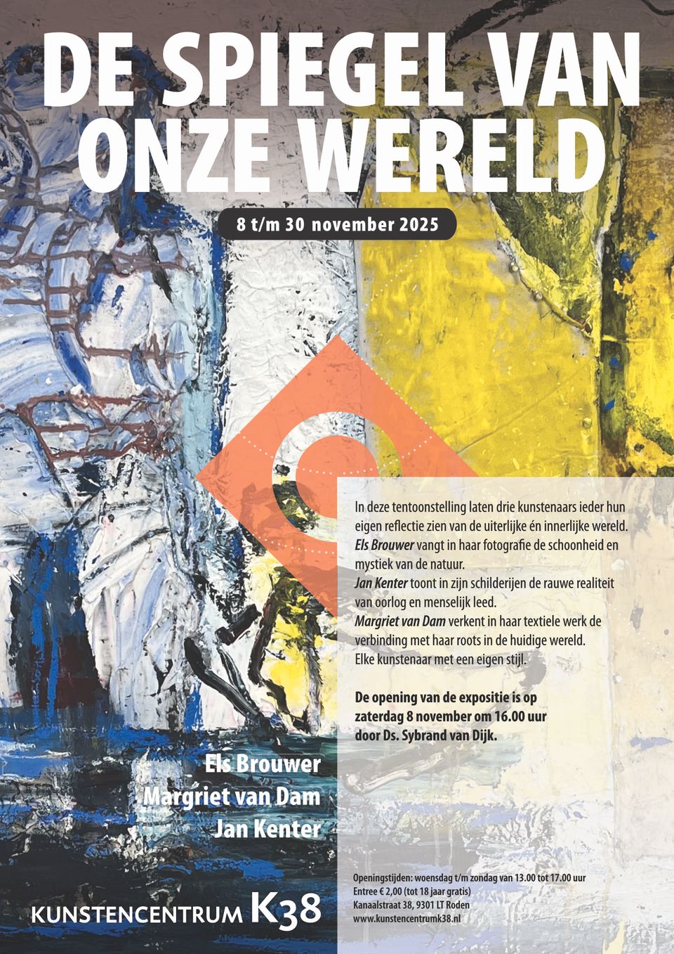 Voorzijde flyer 'Spiegel'