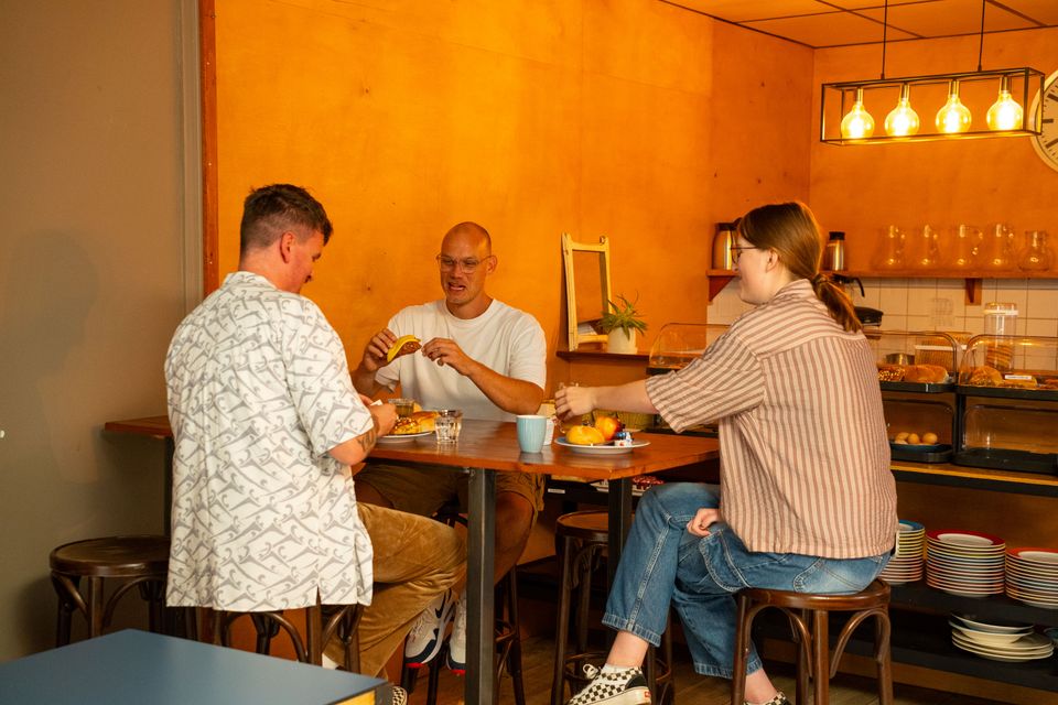 Ontbijtzaal Simplon Hostel