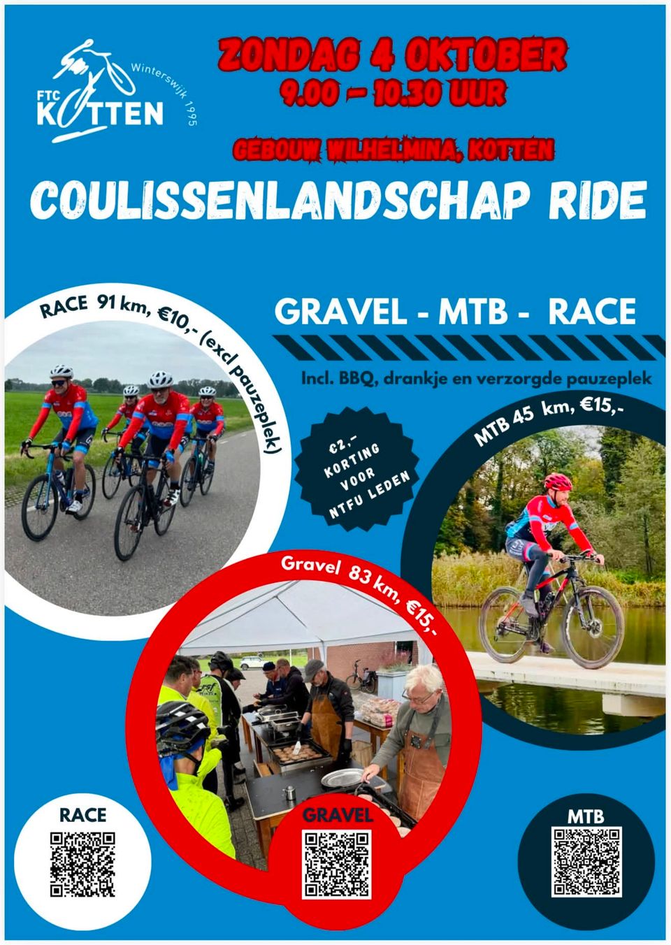 Coulissenlandschap MTB en Gravelride