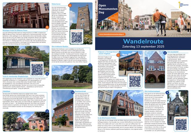 Wandelroute Open Monumentendag 2025