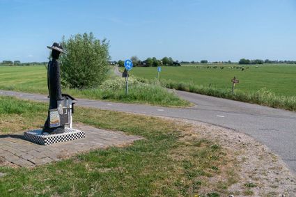Kunstwerk in het natuurgebied Midden-Delfland