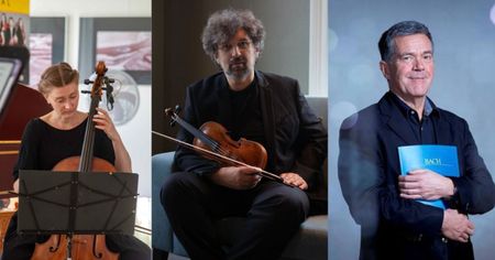 BACH DAGEN ALMERE DAG 1 met:   Igor Ruhadze (viool) Siebe Henstra (klavecimbel)  Gala Lozynska (cello)