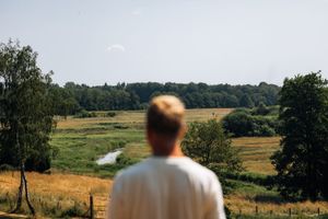 Wandern auf einem Berg