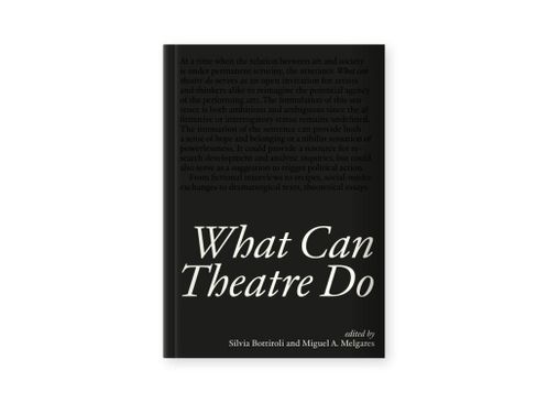 Book Launch: What Can Theatre Do