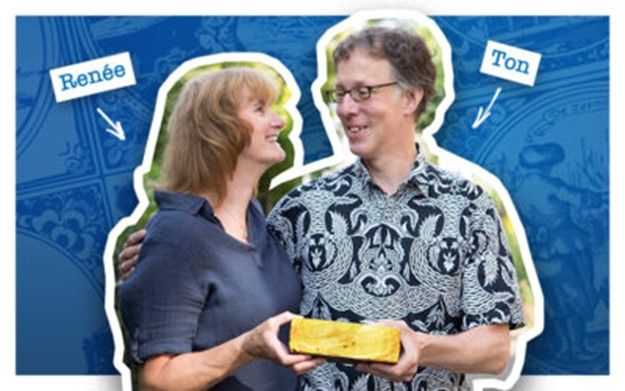 Renée en Ton voor Delft is Goud