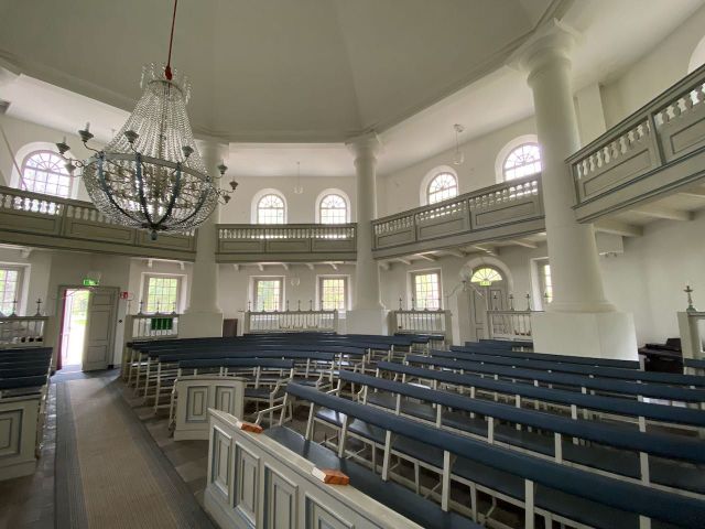 Interieur Koepelkerk Veenhuizen Drenthe