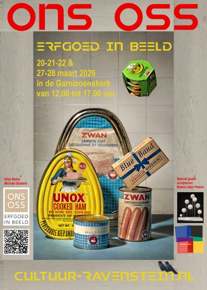 Poster met informatie over de Ons Oss expositie